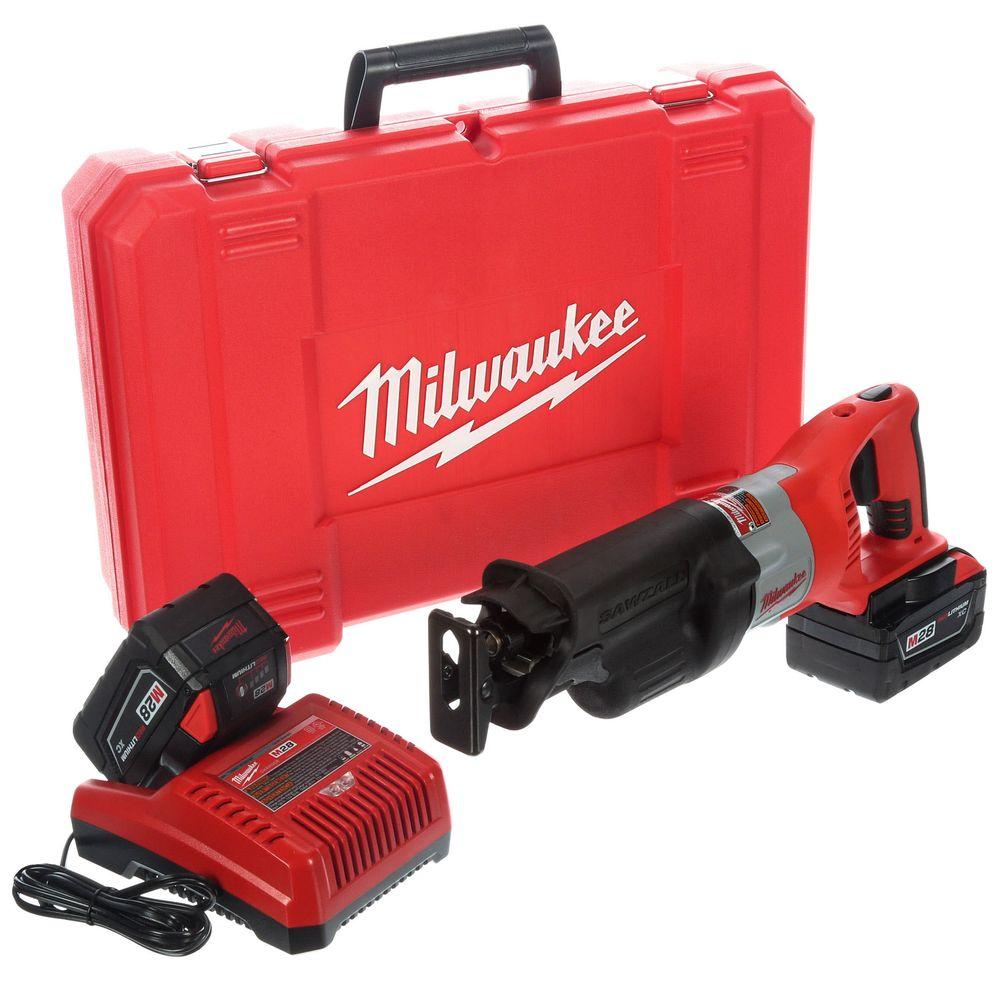 Reciprocating Saw – Milwaukee M28 28-Volt Lithium-Ion SAWZALL Cordless ...