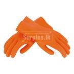 Work Gloves HDX Multipurpose Orange Tile Grouting Gloves