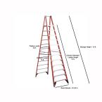 Ladder – Werner 18 Ft. Reach Fiberglass Platform Step Ladder – Surplus