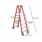 Ladder – Werner 12 ft. Reach Fiberglass Platform Twin Step Ladder – Surplus