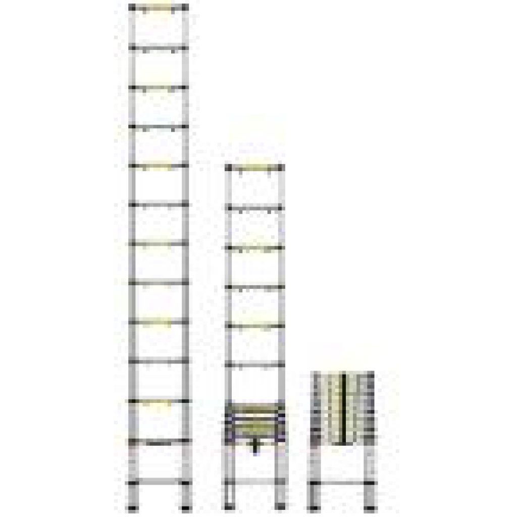 Ladders – OxGord Telescoping Ladder 12.5 ft. Aluminum Extension Ladder ...