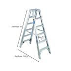 Ladders – Werner 6 ft. Aluminum Twin Step Ladder – Surplus