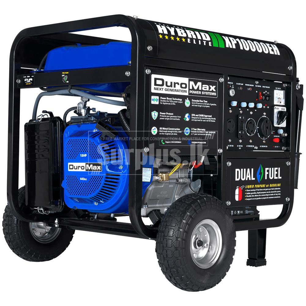 Duromax 10,000/8,000Watt Portable Generator Surplus