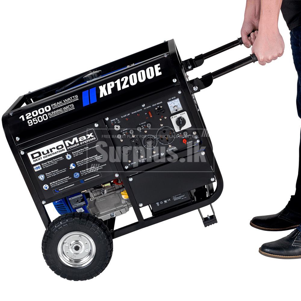 Duromax 12,000Watt/9,500Watt Portable Electric Start Generator Surplus