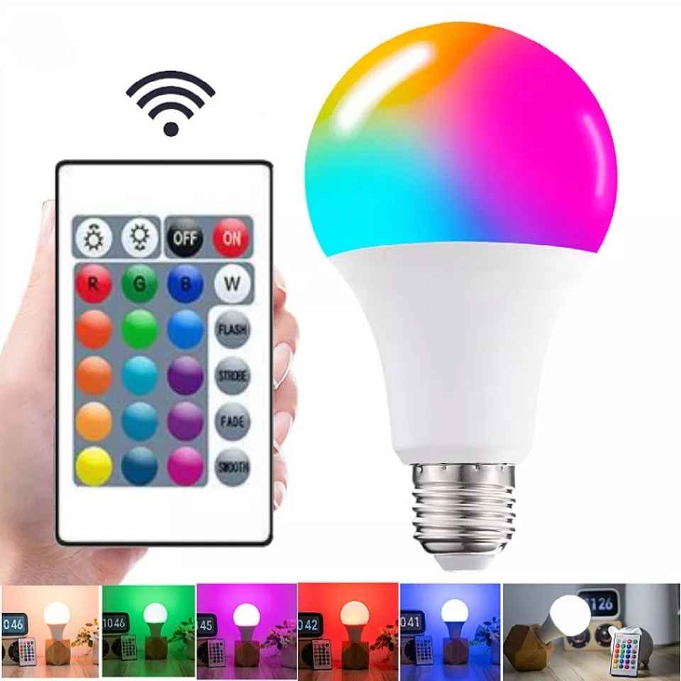 RGB + white led 10 w Remote control Bulb – Surplus