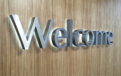 Stainless steel letters & logo