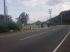 Main Road facing Commercial Land for Sale in Haldumulla.