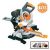 Miter Saw – Evolution Power Tools 15 Amp 10 in. Multipurpose Double Bevel Sliding Miter Saw with Miter Stand