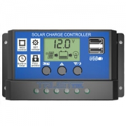 30A Charge Controller (LCD and Dual USB)