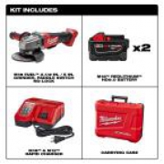 Angle Grinder – Milwaukee M18 FUEL 18-Volt Lithium-Ion Brushless Cordless 4-1/2 in./5 in.