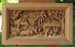 Carved Wood Artwork