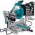 Miter Saw – Makita 18-Volt X2 LXT Lithium-Ion (36V) Brushless Cordless 10 in. Dual-Bevel Sliding Compound Miter Saw with Laser (Tool Only)