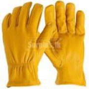 Work Gloves –  Firm Grip X-Large Full Grain Deer Skin Gloves