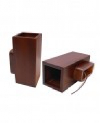 TEAK WALL LAMP – 28