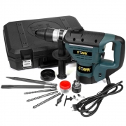 Hammer Drill –  Stark 8.3 Amp Corded 1/2 in. Electric SDS-Plus Rotary Hammer Drill Kit with Chisel Bit Set