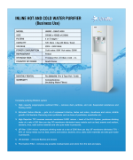INLINE HOT & COLD WATER PURIFIER
