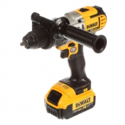 Hammer Drill – DEWALT 20-Volt Max Lithium-Ion Cordless 1/2 in. Hammer Drill with 2 Batteries 4 Ah 1-Hour Charger and Case