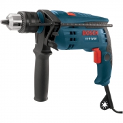 Hammer Drill – Bosch Factory Reconditioned Corded 1/2 in. Single Speed Concrete/Masonry Hammer Drill with Auxiliary Handle and Chuck Key