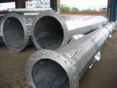 Monopole Antenna Galvanized Steel Tower