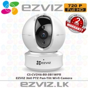 EZVIZ C6C – 720p Wifi 360 PTZ Security Camera CS-CV246-B0-3B1WFR Wireless Camera (White)