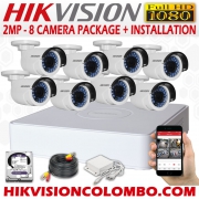 HIKVISION TURBO HD 2MP -1080P CCTV 8 CAMERA PACKAGE