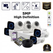 Doppler 5MP 8 Ch DVR Budget Package with 4MP Playback- without Installation