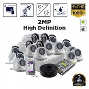 Hikvision 2MP (1080P) 16 Ch DVR Budget Package – with Installation