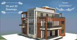 2D 3D drawing services.