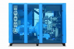 Oil free screw air compressors