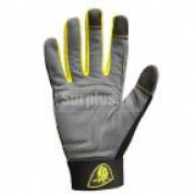 Work Gloves – Firm Grip General Purpose Large Gray Synthetic