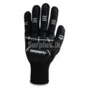 Work Gloves –  Husky Medium Dipped Impact Glove