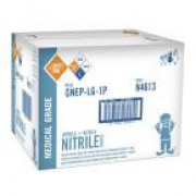 Work Gloves –  THE SAFETY ZONE Large Indigo Nitrile