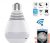 Wifi 2.4MP CCTV 360° Bulb Camera with Two Way Audio