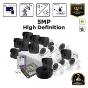 Hikvision 5MP 16 Ch DVR Package with 5MP Playback – Without Installation