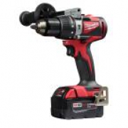 Hammer Drill – Milwaukee M18 18-Volt Lithium-Ion Brushless Cordless 1/2 in. Compact Hammer Drill/Driver Kit w/Two 4.0Ah Batteries and Hard Case