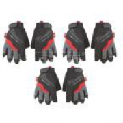 Work Gloves – Milwaukee Large Fingerless Work Gloves (3-Pack)