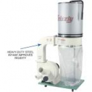 Dust Collectors & Air Filtration – Grizzly Industrial Polar Bear 2 HP Canister Dust Collector