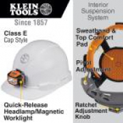 Hard Hats – Klein Tools Hard Hat, Non-Vented,