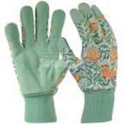 Work Gloves – Digz Women’s Large Leather Palm Fabric Gloves