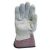Work Gloves –  Firm Grip Leather-Palm Large Gloves (3-Pairs)