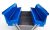 Steel Tool Box with 3 Trays 35 x 16 cm Blue & Grey