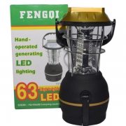 63 LED Rechargeable Solar Camping Lantern Emergency Light