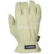 Work Gloves – Husky Large Water Resistant Leather Work Glove
