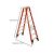 Ladder – Werner 8 ft. Fiberglass Twin Step Ladder with 375 lb. Load Capacity Type IAA Duty Rating