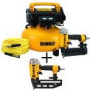 Compressor – DEWALT 18-GA Brad Nailer and 6 Gal.