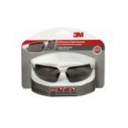 Tinted Safety Glasses – 3M White Metallic Frame
