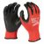 Work Gloves – Milwaukee Large Red Nitrile Dipped Cut 3 Resistant