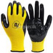 Work Gloves –  Firm Grip Nitrile Coated Gloves (10-Pair)