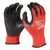 Work Gloves –  Milwaukee Large Red Nitrile Dipped