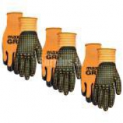 Work Gloves -Men’s Max Grip Gloves 3 Pack